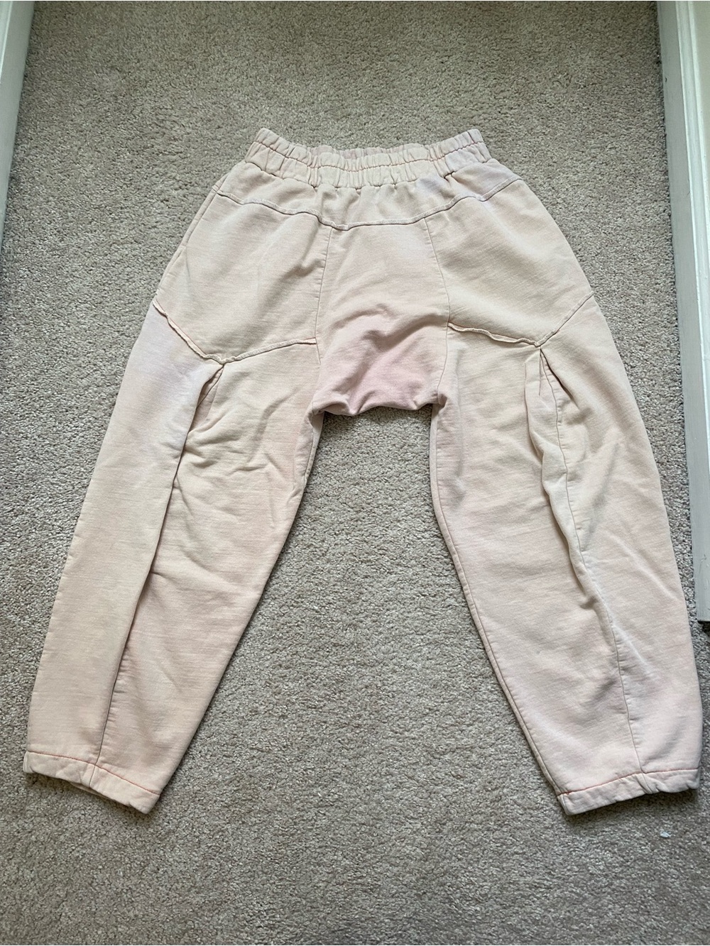 Out from under sweatpants